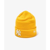 뉴에라 MLB 리그 베이직 커프 뉴욕 양키스 비니 에이 골드 KNIT LEAGUE BASIC CUFF NEYYAN A GOLD 12866307