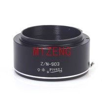 니콘 Z Z6 Z7 NZ z50 미러리스 카메라 바디에 캐논 eos 렌즈 용 삼각대가있는 EF-N/Z 어댑터 링, 03 with long tripod
