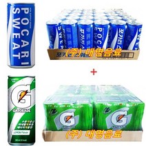 포카리스웨트240ml + 게토레이240ml, 59캔, 240ml