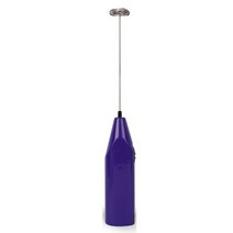 에스프레소 커피 메이커 스테인레스전기 우유 거품기 핸드 믹서 카푸치노 ground foam blender egg beater type 편리한 작은 힘, 자주색