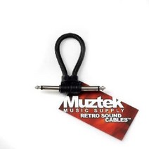 뮤즈텍 Muztek Retro Sound 이펙터용 패치케이블 20cm(RS-20)