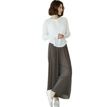 MAXGIRL 고무줄 짱짱한 밴딩 플리츠바지