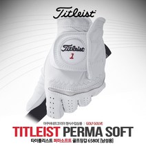 타이틀리스트 타이틀리스트 PERMA SOFT(퍼마소프트) 양피 골프장갑 6580/화이트 남성용, 23호