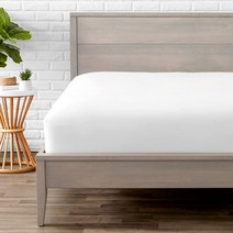 저상침대 울트라 소프트 딥 장착 시트 싱글/더블/퀸/킹/슈퍼 킹 침대 탄성 밴드와 160cm, 02 WHITE