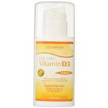 Anumed International 오일 프리 비타민 D3 10000 IU 크림, 100ml, 1개