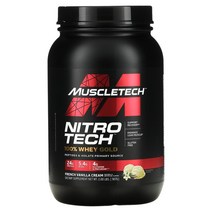 nitro tech 100 웨이 골드 프렌치 바닐라 크림 907g 2lbs
