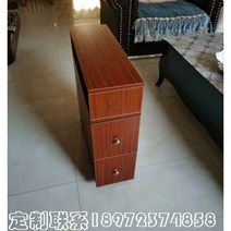 간단한 소파 사이드 캐비닛 모바일 틈새 캐비닛 협탁, K.티크색상폭25깊이60높이65