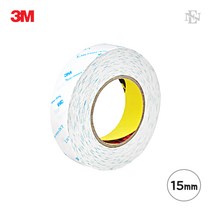 (3M 9322-08T 15mmx50M) 화지 양면 테이프, 1롤