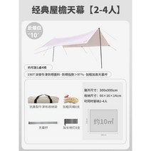 헥사 타프 캠핑 그늘막 자외선차단 선루프 블랙코팅 천막 옥상 캠핑스크린 햇빛가리개 방수 육각, 0x0m, (신상)화이트-3X3M