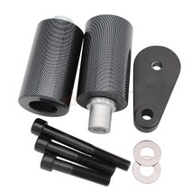No Cut 바이크 오토바이 프레임 슬라이더 충돌 떨어지는 보호 Yamaha YZF-R6 YZFR6 2003 2004 2005 2006 YZFR6S 2007 2008, [02] Carbon