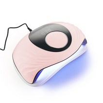 적외선 센서 UV LED 네일 건조기 램프 84W 42LED 네일 경화 램프 UV 네일 젤 폴리쉬 매니큐어 페디큐어용, 02 Pink_01 US Plug 100-110V, US PLUG 100-110V