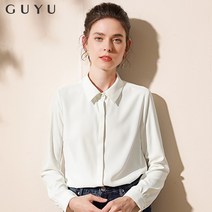 여성 오피스 블라우스 브라우스 스몰 빅사이즈 주름 방지 흰색 셔츠 여성용 긴팔 디자인 감각 틈새 기질 쉬폰 탑 봄 인터뷰 전문 드레스