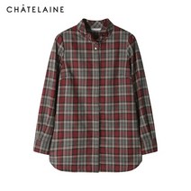 [샤트렌] 베이직 체크 블라우스