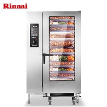 린나이 업소용 가스 스팀컨벡션 대형오븐 RCO-400CG 40단 트롤리 포함, LPG (프로판가스)