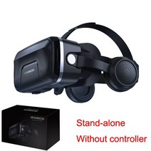 게임 애호가 오리지널 VR shinecon 헤드셋 업그레이드 버전 가상 현실 안경 3D 헤드폰 헬멧 박스, 한개옵션1, 01 VR Stand to alone