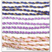 핸디몰 꽈배기줄 과배기끈(카바링사)트와이끈, 꽈배기줄롤(하늘색)