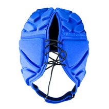 머리보호대 전문 축구 축구 헬멧 럭비 스크럼 캡 헤드 가드 골키퍼 모자 헤드 프로텍터 SAL99, M, 02 파란