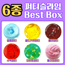 퍼티 슬라임 6종 베스트 박스, A박스
