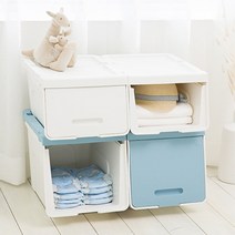 정리 정리함 루맥스 슬라이딩 리빙박스 슬림형 민트 수납박스 대, 옵션_루맥스 슬라이딩 리빙박스 슬림형 대 민트