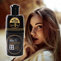 딱한번 3분 블랙모 염색 샴푸 1병 2병 4병 (각 200ml) 홈쇼핑 새치 흰머리, 4병(200mlx4)