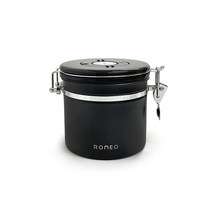 카페로메오 진공밀폐용기, 01_원두보관용기/블랙1.2L