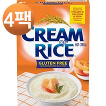 크림 오브 라이스 글루텐 프리 핫 시리얼 14oz, 4팩