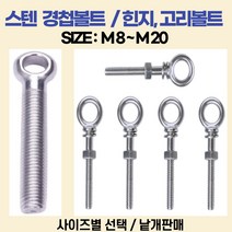 아이볼트 아이너트 철 스텐 SUS304 볼트 국산 다양한사이즈 최다보유, mm타입-철 아이볼트, 64mm