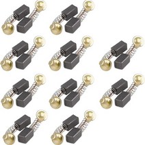 스프링 와이어가 있는 카본 브러쉬 모터 전기 교체 도구 20 개, 01 Black