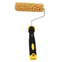 THE VEDO SHOP 손잡이 스폰지 페인트 롤러가있는 홈 벽 7inch 텍스처 패턴 페인팅 도구, 그림으로, 거품, 플라스틱