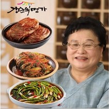 [특가]강순의명가 포기김치3kg+돌산갓김치 2kg+열무김치2kg