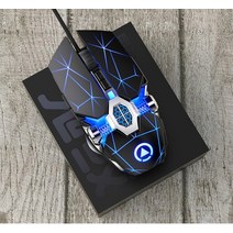게이밍마우스 게임용 컴퓨터 전문 USB 유선 게이밍 마우스 6 버튼 3200DPI LED 광학 컴퓨터 게임 PC 노트북, 01 sound Black, 한개옵션1