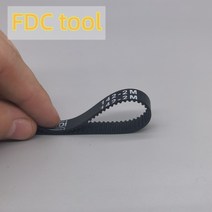 타이밍풀리 2MGT 동기 밍 벨트 피치 길이 140 너비 6mm 고무 폐쇄, 06 8mm_06 2M-142mm_01 1 개