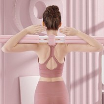 거북목 굽은어깨 굽은등 교정기 십자봉 밸런스바 등펴기 어깨펴기 운동, 연블루