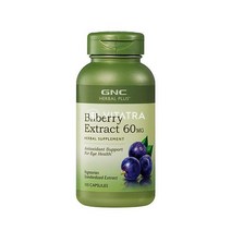 GNC 빌베리 추출물 60 mg 100 캡슐