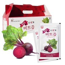 나애게 국내산 레드비트즙 100ml 60팩