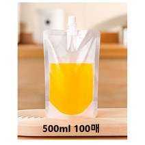 스파우트 주스 음료 레토르트 파우치 500ml 100매