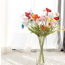 더베프 양귀비조화 망고튤립 핑크뮬리조화 대형팜파스 인조갈대 34종, 튤립(딥 퍼플)