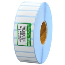 북원라벨 유포지 35X10mm 지관40mm 롤라벨 유포라벨 BLU-351040