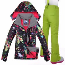 승마레슨 승마바지 Gsou snow-고품질 여성 자켓 스키복 캠프 승마 스포츠 방수 방풍 스노우보드 + 바지, 03 A3_04 L