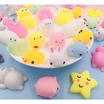 말랑이 세트 모음 촉감 놀이 20개혼합 개별포장 스트레스볼 동물주물럭