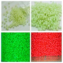 낚시구슬 야광구슬 원투자작채비 원투채비 재료, 말랑8mm300개