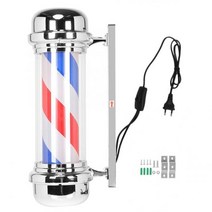 야외 방수 돌출 led 입간판 옛날 복고 이발소 미용실 헤어 바버샵 문패 회전 회오리 간판 50cm68cm71cm 극, 71cm 나