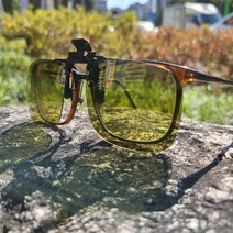 가젤 편광 일제 클립 선글라스 R 사이즈 선글라스 클립형 교체용 편광렌즈 안경착용자용