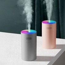 자동차 휴대용 미니 가습기 USB 공기 가습기 에센셜 오일 아로마 디퓨저 테라피 D 다채로운 룸 자동차 청정, 07 300ml to Cotton x5