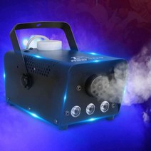 조명 400W 원격제어 스모그머신 포그머신 특수효과, 리모콘 LED 그린 스모크 머신 꽃향 액체2병