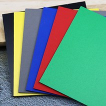 포맥스판 재단 10T 컬러 노랑 주문 제작 가공 8mm, 10T 노랑 40 x 70cm