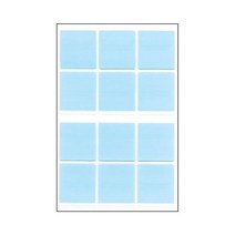 세모네모 7매X20묶음 보호 견출지 27X34 418견출지 라벨지 이름표 스티커 네임스티커, 1개, 청색