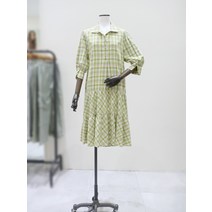 [써스데이아일랜드] 셔츠형 플레어 원피스 T224MOP283W