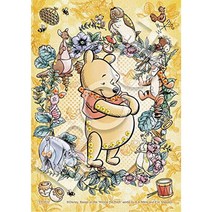 108피스 직소퍼즐 Winnie the Pooh(곰돌이푸)-Sweet Afternoon- 퍼즐데코레이션 (18.2x25.7cm), 1개, 상품명참조