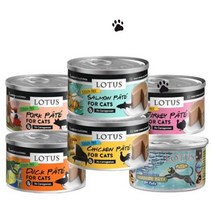 로투스 캣 그레인프리 고양이 주식캔, 돼지고기 파테 78g x 1개